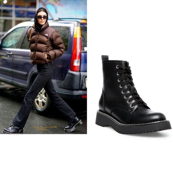 Madden Girl Shoes - Madden Girl Kurrt Combat Boot - Black